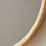 Зеркало круглое в раме из ротанга Wickerwork варинант исполнения - 2 | Loft Concept в Брянске