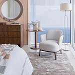 Приставной стол в шпоне ореха Elega варинант исполнения - 6 | Loft Concept в Брянске