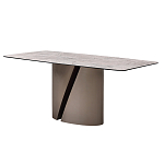 Стол обеденный керамический серый Servorios варинант исполнения - 2 | Loft Concept в Брянске