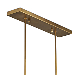 Люстра прямоугольная из толстого литого стекла Cast Glass варинант исполнения - 5 | Loft Concept в Брянске