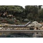 Шезлонг на металлическом каркасе с регулируемой спинкой GUELL Sunbed варинант исполнения - 9 | Loft Concept в Брянске