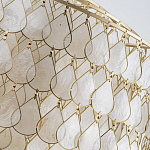 Люстра многоярусная с декором из натуральной морской ракушки Iridescent Light варинант исполнения - 9 | Loft Concept в Брянске