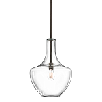 Подвесной светильник прозрачный стеклянный органической формы Kichler варинант исполнения - 1 | Loft Concept в Брянске