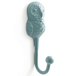 Настенный крючок в виде совы Owl Wall Hook Blue варинант исполнения - 3 | Loft Concept в Брянске