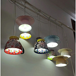 Подвесные светильники в виде чаши с цветочным орнаментом Flower Reversal варинант исполнения - 8 | Loft Concept в Брянске