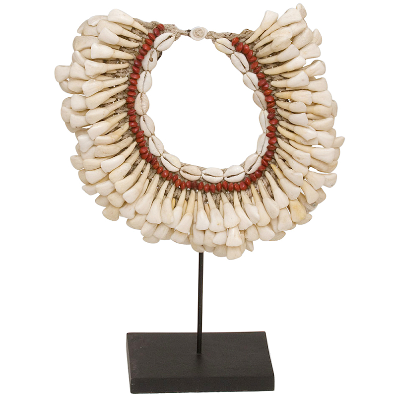 Этническое ожерелье на подставке Aboriginal Necklace Ethnic Бежевый Красный Коричневый Этническое ожерелье на подставке Aboriginal Necklace Ethnic Бежевый Красный Коричневый в Брянске | Loft Concept