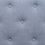 Изголовье кровати серое с мягкой обивкой из рогожки Emma Headboard варинант исполнения - 3 | Loft Concept в Брянске