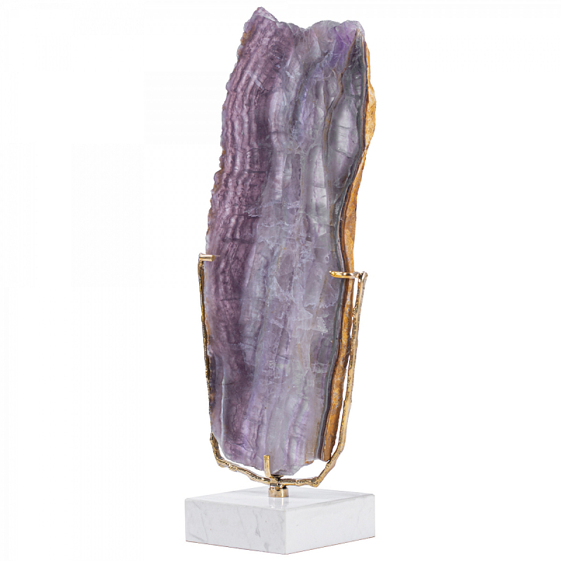 Plaque fluorite pourpre Аксессуар камень Флюорит Сиреневый Золотой Plaque fluorite pourpre Аксессуар камень Флюорит Сиреневый Золотой в Брянске | Loft Concept
