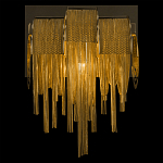 Бра с перфорированными металлическими дугами и цепочками 22 см Atlantis Chain варинант исполнения - 4 | Loft Concept в Брянске