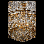 Люстра хрустальная в неоклассическом стиле на золотистом каркасе Majesty варинант исполнения - 4 | Loft Concept в Брянске