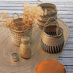 Корзина из плетеного морского тростника Leta Wicker Basket варинант исполнения - 5 | Loft Concept в Брянске