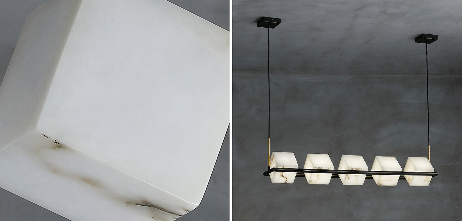 Люстра Marble Cubes Modern Light Chandelier 5 плафонов Люстра Marble Cubes Modern Light Chandelier 5 плафонов - Loft-Concept в Брянске