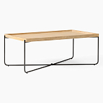 Журнальный стол с прямоугольной деревянной столешницей Urban Style Space варинант исполнения - 1 | Loft Concept в Брянске