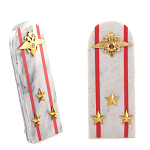 Сувенир Погон МВД из натурального камня мрамор Souvenir Epaulets варинант исполнения - 7 | Loft Concept в Брянске
