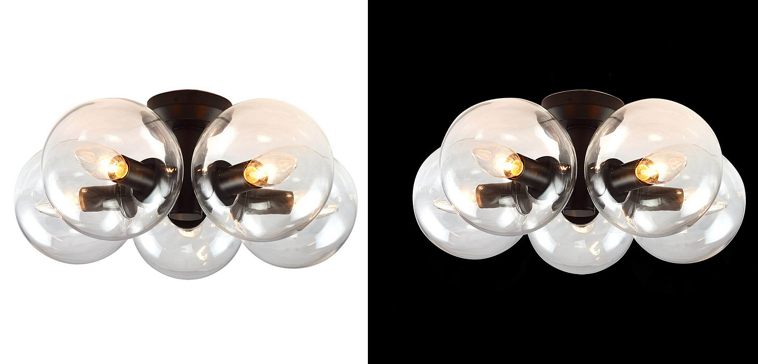 Потолочный светильник Modo 5 Globes Ceiling Lamp 41 Потолочный светильник Modo 5 Globes Ceiling Lamp 41 - Loft-Concept в Брянске