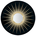 Настенное круглое зеркало Romilly Round Mirror Black варинант исполнения - 1 | Loft Concept в Брянске