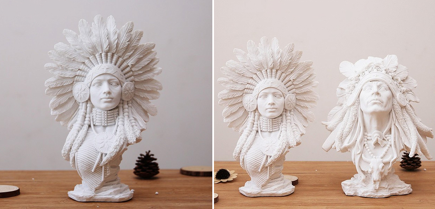 Native american indian figurine B Native american indian figurine B - Loft-Concept в Брянске