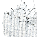 Люстра с круглыми хрустальными подвесками Fairytree Chrome Crystal Branches Chandelier 10 варинант исполнения - 3 | Loft Concept в Брянске