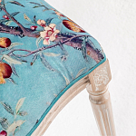 Стул из массива бука с изображением птиц и цветов Turquoise Beige Chinoiserie Garden Chair варинант исполнения - 4 | Loft Concept в Брянске