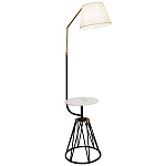 Торшер с абажуром и приставным столом Ottavio Lighting and Furniture Floor Lamp варинант исполнения - 1 | Loft Concept в Брянске