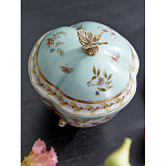 Шкатулка голубого цвета с цветочными орнаментами Blue Garden варинант исполнения - 4 | Loft Concept в Брянске