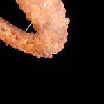 Люстра кольцевая с частичками натурального горного хрусталя Crystal Shimmer варинант исполнения - 4 | Loft Concept в Брянске