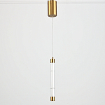 Подвесной светильник в форме цилиндра Trumpet Tube Brass варинант исполнения - 3 | Loft Concept в Брянске