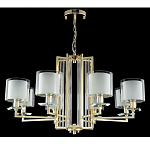 Люстра с 8-ю цилиндрическими плафонами из стекла Laurent варинант исполнения - 3 | Loft Concept в Брянске