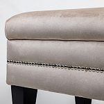 Мягкая банкетка с зоной для хранения Casket Beige варинант исполнения - 3 | Loft Concept в Брянске