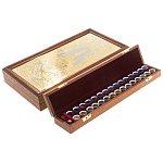 Нарды настольные из натурального камня лазурит и долерит Backgammon from Stone варинант исполнения - 4 | Loft Concept в Брянске