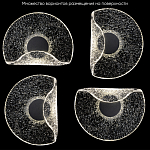 Бра из текстурированного прозрачного стекла с изогнутым краем Textured Glass  варинант исполнения - 6 | Loft Concept в Брянске