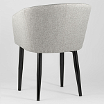 Мягкое кресло на металлических ножках Shaggy Grey варинант исполнения - 5 | Loft Concept в Брянске