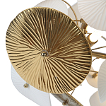 Люстра с белыми и золотистыми цветами Dahlia Flowers Lamp варинант исполнения - 6 | Loft Concept в Брянске