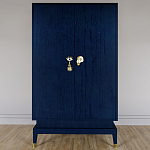 Платяной шкаф Elsa Dreams Blue с 2-мя фасадами варинант исполнения - 5 | Loft Concept в Брянске