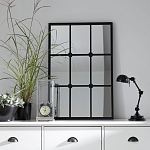 Зеркало-окно Rect Black 90 варинант исполнения - 2 | Loft Concept в Брянске