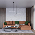 Торшер черного цвета с круглым основанием и вытянутым поворотным плафоном Trumpet tube варинант исполнения - 4 | Loft Concept в Брянске