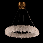 Люстра круглая с натуральным горным хрусталем Crystal Shimmer варинант исполнения - 3 | Loft Concept в Брянске