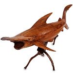 Статуэтка акула-молот деревянная Hammer варинант исполнения - 1 | Loft Concept в Брянске