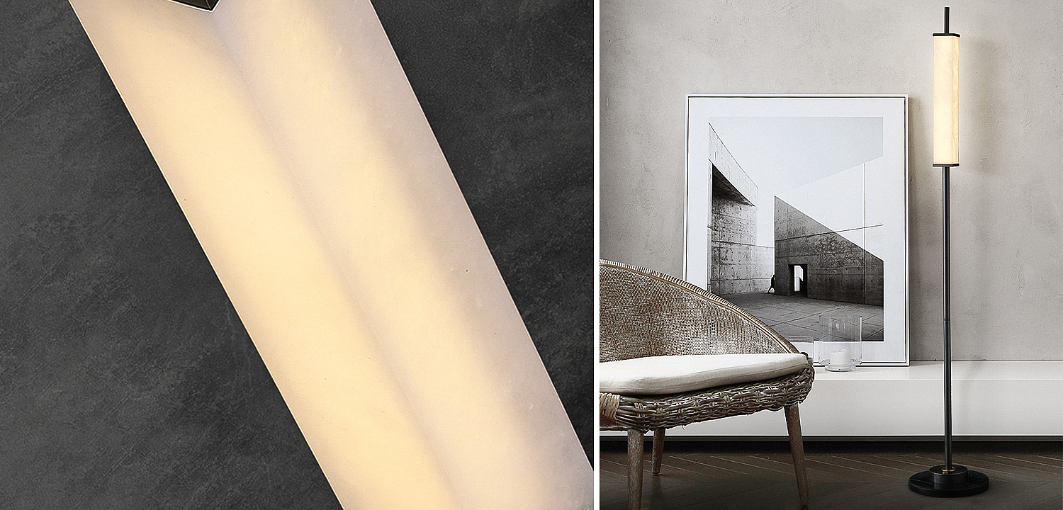 Торшер Gaelle Modern Marble Floor Lamp Торшер Gaelle Modern Marble Floor Lamp - Loft-Concept в Брянске