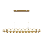 Люстра овальная с круглыми светодиодными источниками света Maxine Light варинант исполнения - 4 | Loft Concept в Брянске