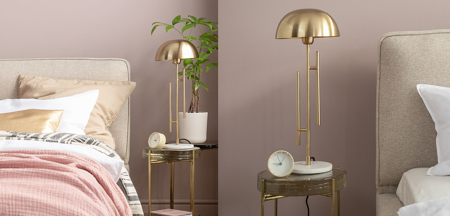 Настольная лампа Geometric Brass Table Lamp Настольная лампа Geometric Brass Table Lamp - Loft-Concept в Брянске