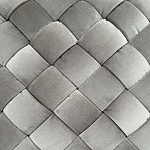 Пуф плетеный велюровый светло-бежевый  Soft Wicker Pouf варинант исполнения - 2 | Loft Concept в Брянске