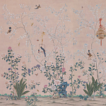 Обои ручная роспись Cecily pink варинант исполнения - 1 | Loft Concept в Брянске