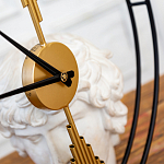 Часы настенные круглые из металла Mirror Tower Clock варинант исполнения - 2 | Loft Concept в Брянске