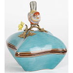 Фарфоровая шкатулка с птицей Eden Garden Blue варинант исполнения - 2 | Loft Concept в Брянске