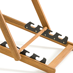 Шезлонг из акации и ткани Argentina варинант исполнения - 9 | Loft Concept в Брянске