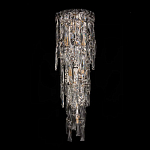 Бра с каскадом из прозрачного хрусталя и корпусом из металла цвета хром Constant Sparks варинант исполнения - 8 | Loft Concept в Брянске