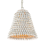 Подвесной светильник белый металлический в форме колокола White Natural Lines варинант исполнения - 2 | Loft Concept в Брянске