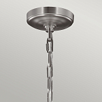 Люстра двухъярусная с белыми матовыми стеклянными плафонами в форме винных бокалов Feiss варинант исполнения - 6 | Loft Concept в Брянске