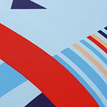 Подушка декоративная из хлопка по мотивам нанайских орнаментов Ural and Siberian Patterns варинант исполнения - 4 | Loft Concept в Брянске